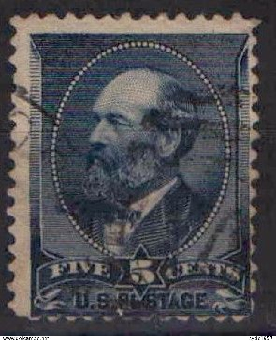 1882 James A. Garfield 5 Cents - Oblitérés