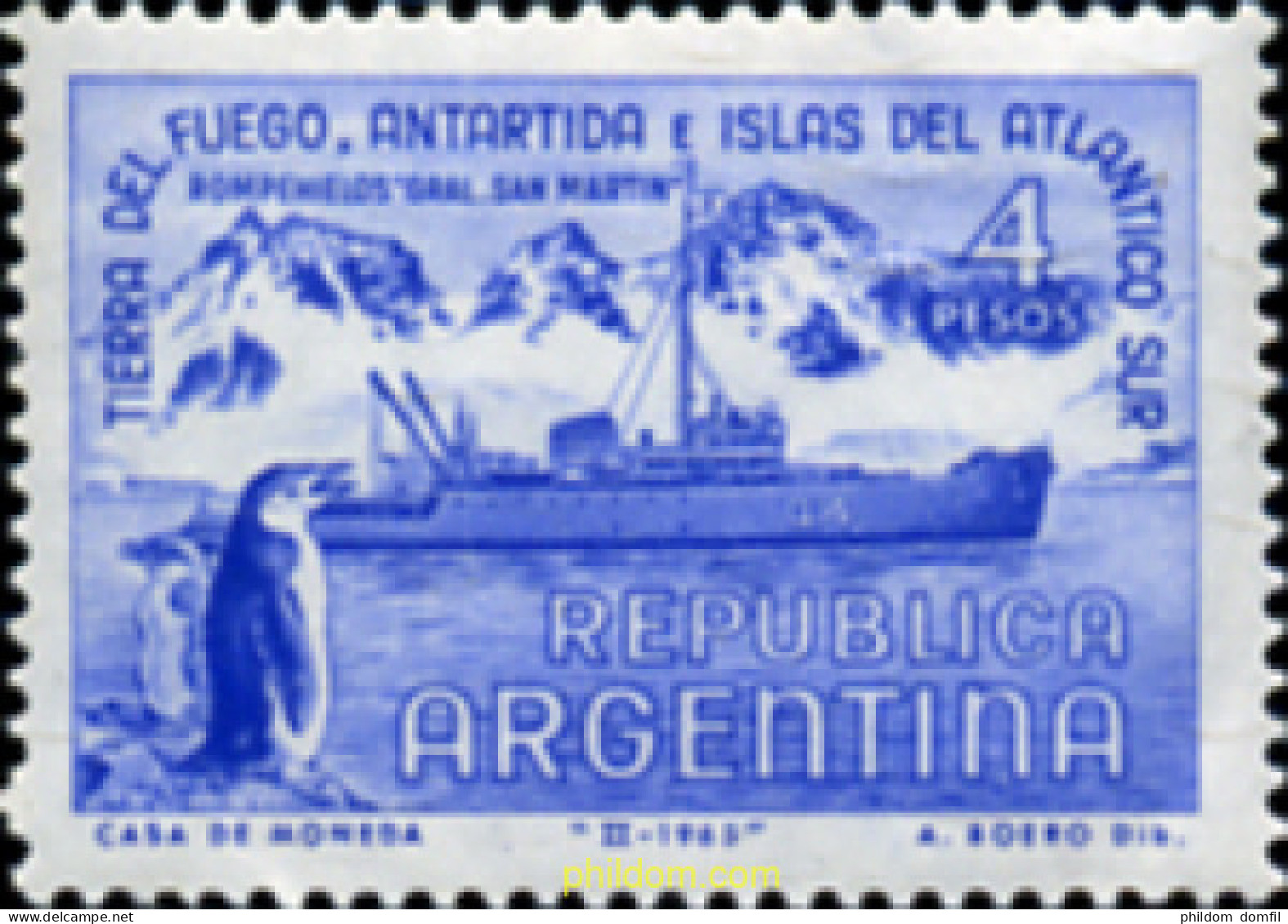 727019 MNH ARGENTINA 1965 TERRITORIOS ANTARTICOS ARGENTINOS - Unused Stamps