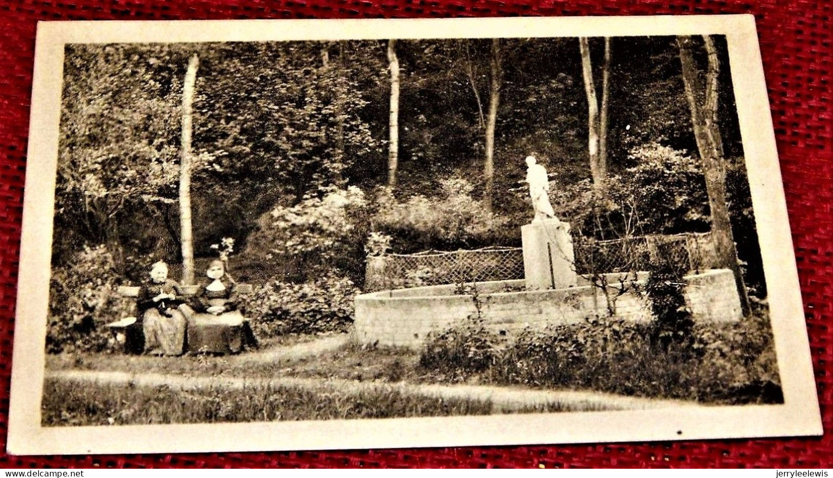 CARNIERES  -  Asile Du Sacré-Coeur - Statue De Saint Joseph Dans Le Parc - Morlanwelz