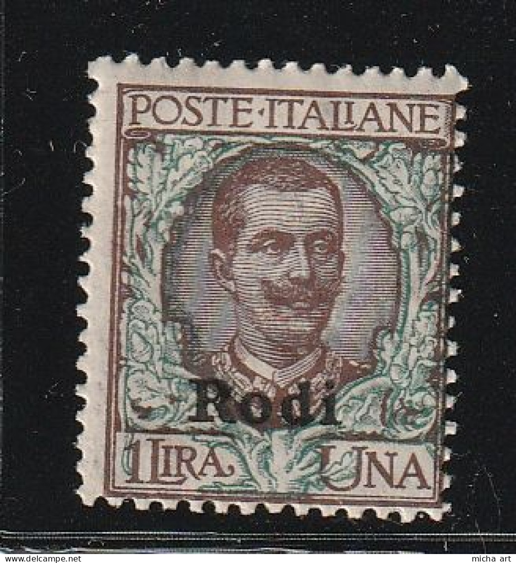 Italian Colonies 1912 Greece Aegean Islands Egeo Rodi No 14 MNH W1087 - Egeo (Rodi)