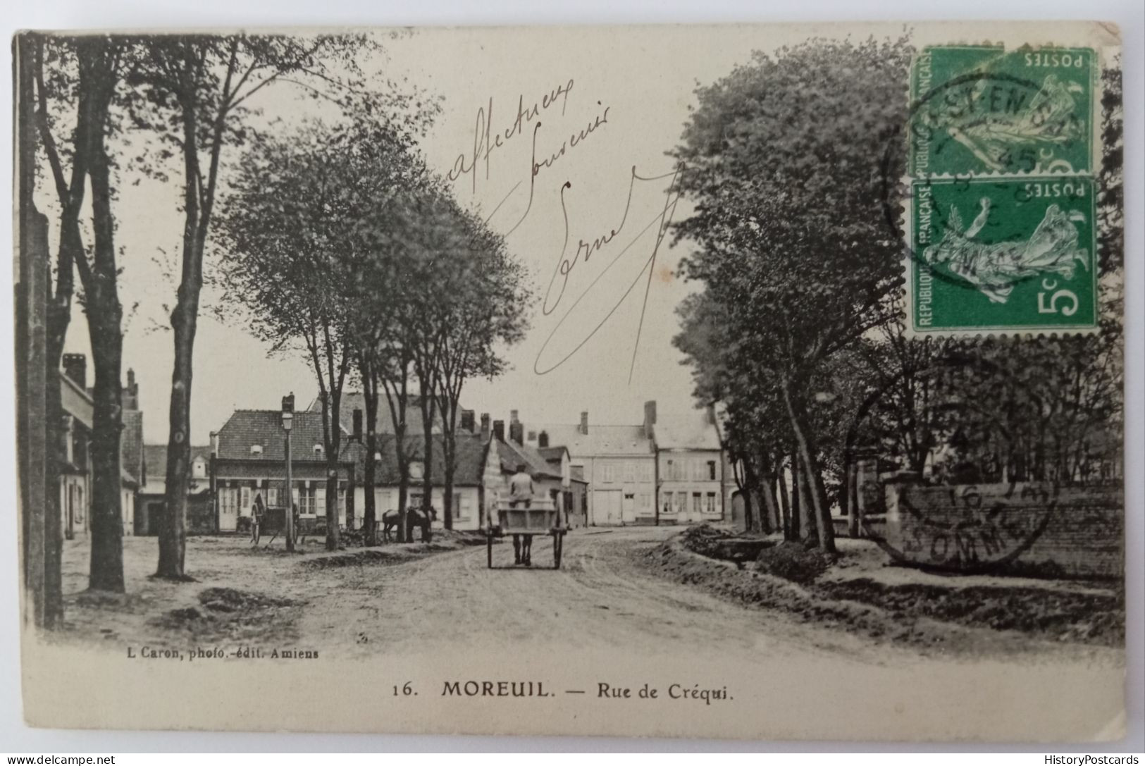 Moreuil, Rue De Crequi, 1916 - Other & Unclassified