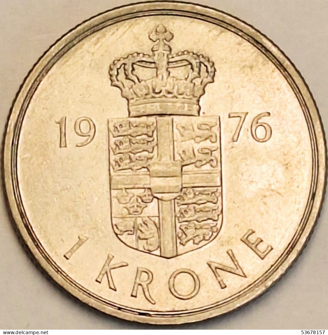 Denmark - Krone 1976, KM# 862.1 (#3785) - Dinamarca