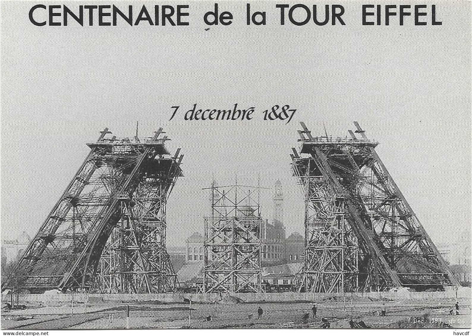 CPM - CENTENAIRE De La TOUR EIFFEL - EDITIONS NUGERON - N° 4 - 7 Décembre 1887 - Expositions