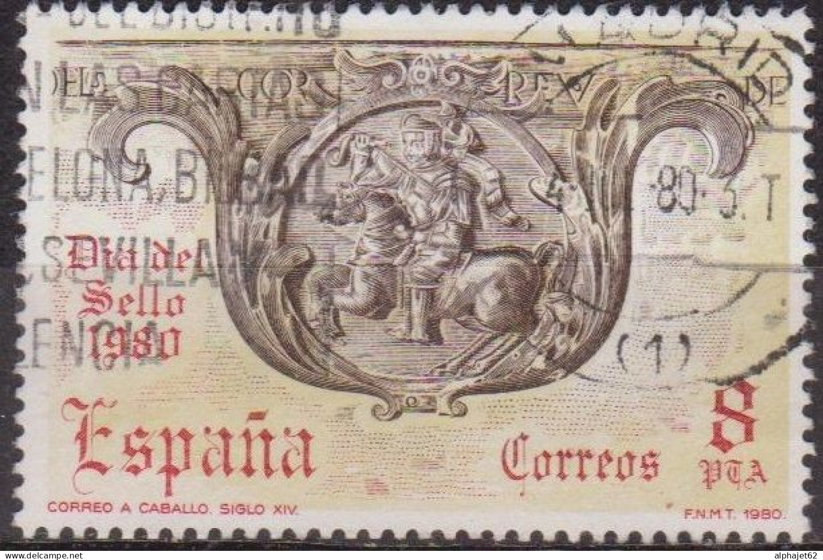 Exposition Philatélique - ESPAGNE - Exfilna-80, Barcelone - N° 2221 - 1980 - Used Stamps