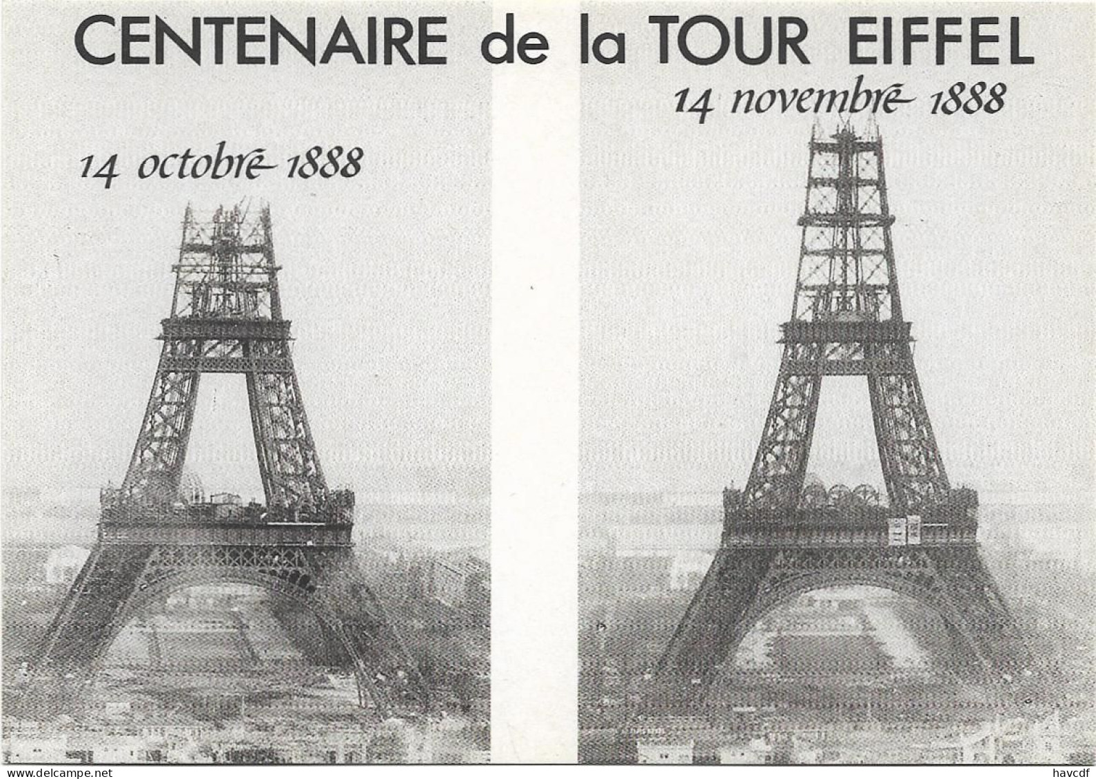 CPM - CENTENAIRE De La TOUR EIFFEL - EDITIONS NUGERON - N° 3 - 14 Octobre Et 14 Novembre 1888 - Expositions