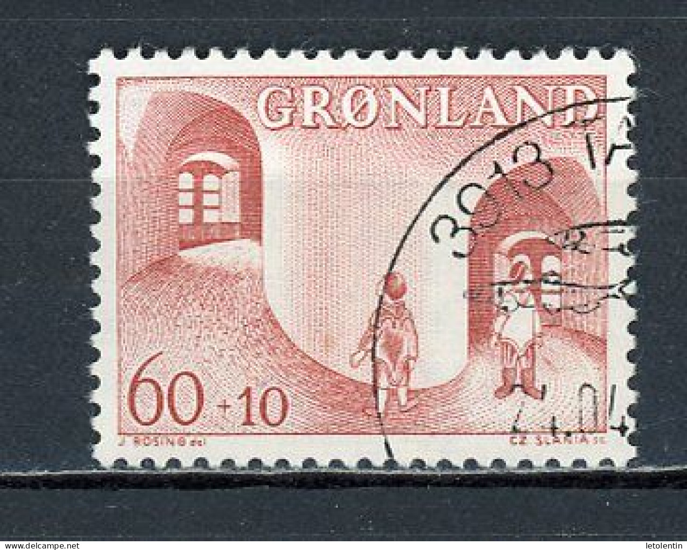 GROENLAND - POUR L'ENFANCE - N° Yvert 60 Obli. - Used Stamps