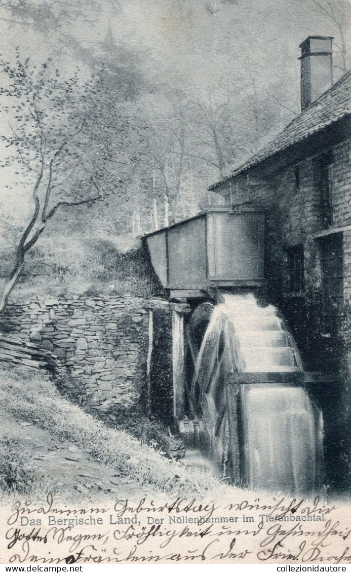 BERGISCH - DAS BERGISCHE LAND - DER NÖLLENHAMMER IM TIEFENBACHTAL - CARTOLINA FP SPEDITA PRIMO 900 - Bergisch Gladbach