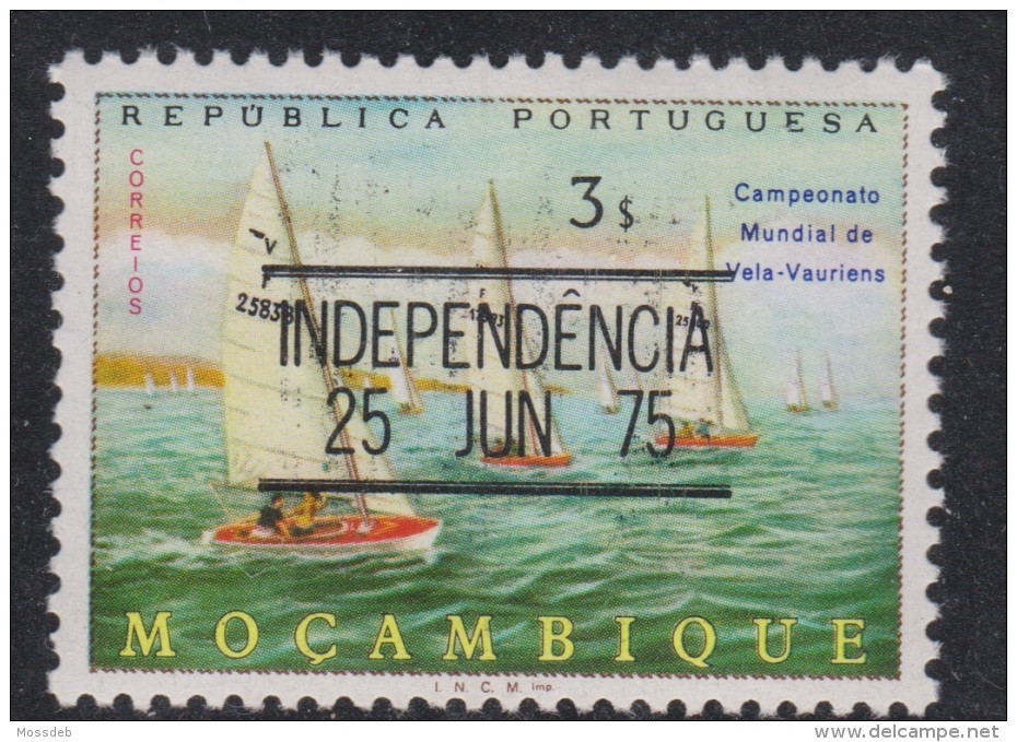 MOÇAMBIQUE  1975  INDEPENDÊNCIA   INDEPENDANCE  INDEPENDENCE   VELA  VOILE  SAIL VAURIENS - Mozambique