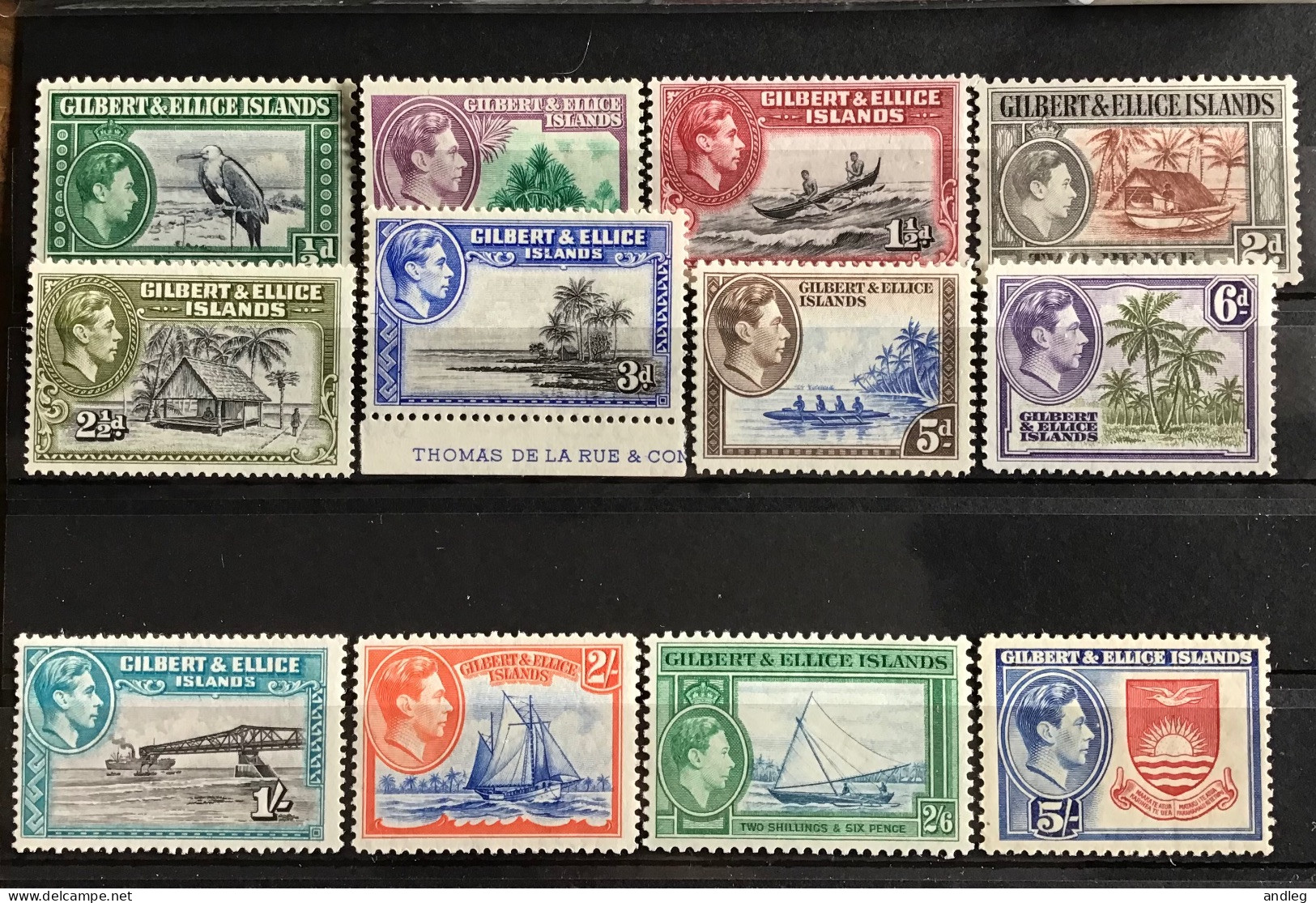 Gilbert & Ellis Islands, 1939. Stanley Gibbons £ 42. MNH. - Andere-Oceanië