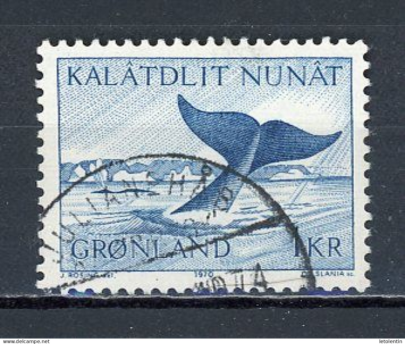 GROENLAND - BALEINE - N° Yvert 62 Obli. - Used Stamps