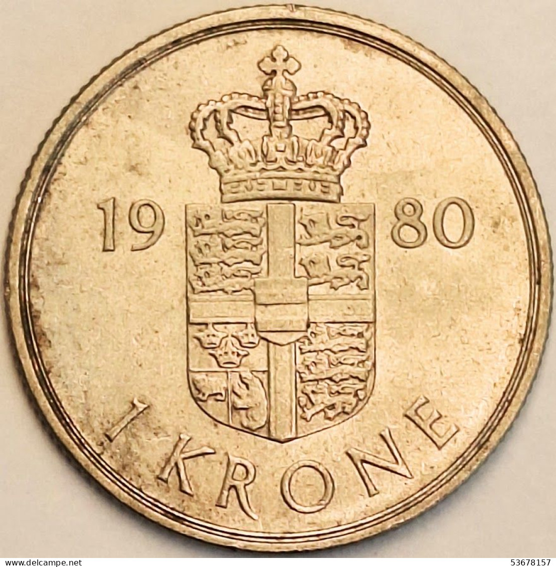 Denmark - Krone 1980, KM# 862.2 (#3787) - Danemark