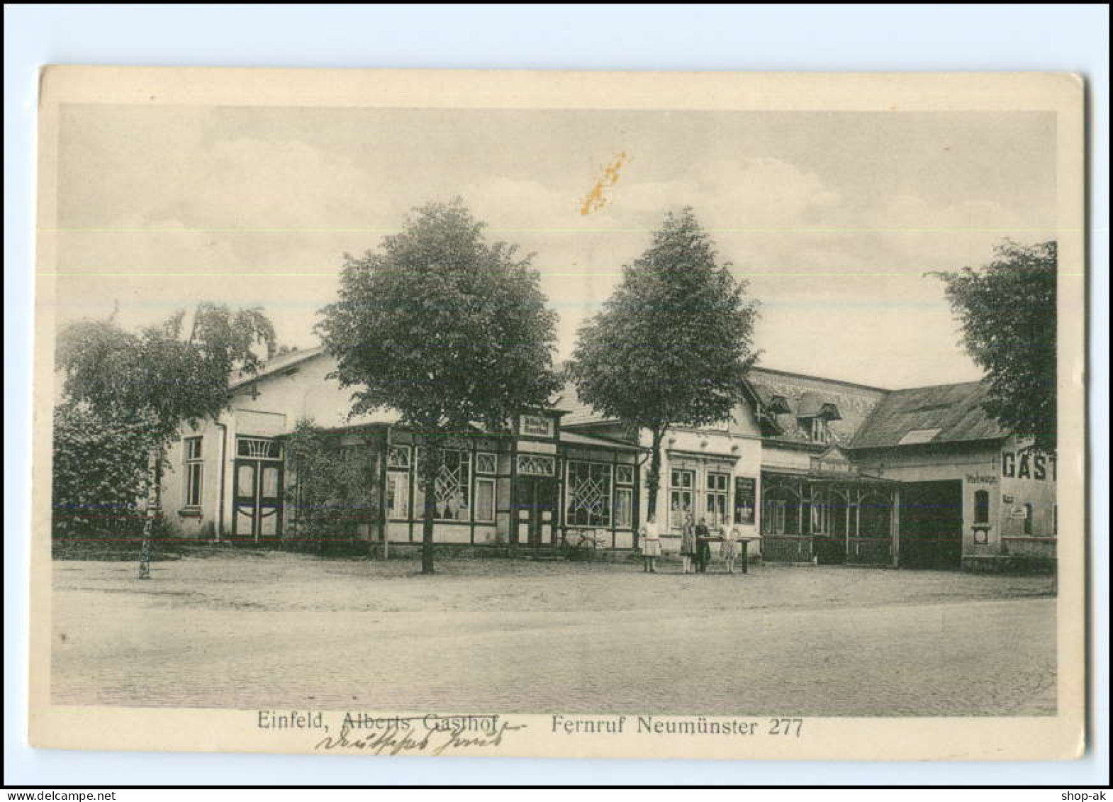 XX12527/ Einfeld Neumünster Alberts Gasthof AK Ca.1912 - Neumuenster