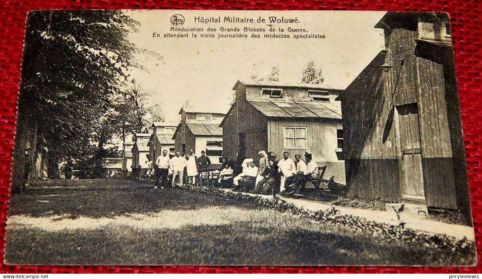 MILITARIA  -  WOLUWE  -  Hôpital Militaire De Woluwé - Rééducation Des Grands Blessés Attendant Les Médecins  -  1913 - St-Pieters-Woluwe - Woluwe-St-Pierre