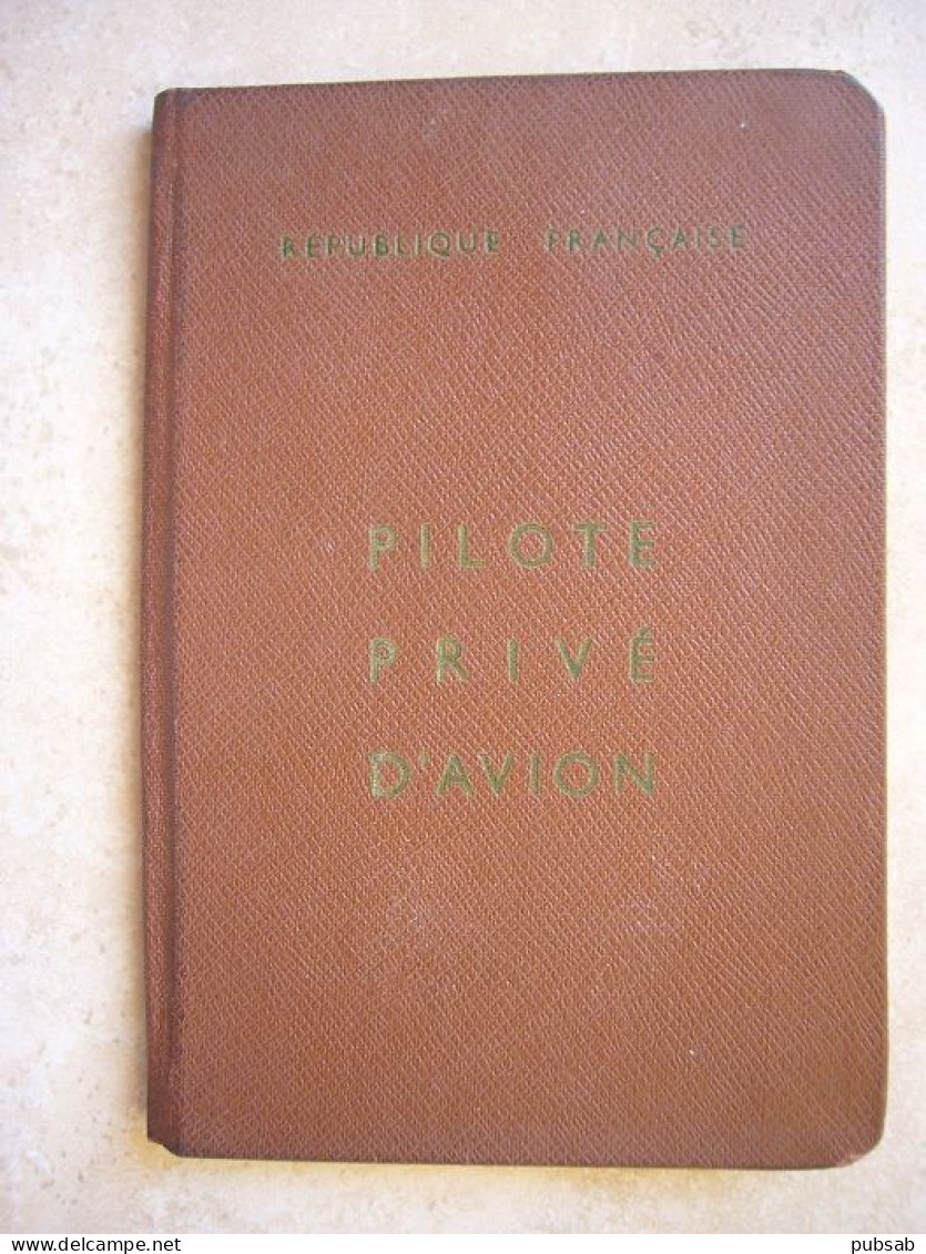 Avion / Airplane / Pilot's Book / Pilot Logbook - Brevetti Di Volo