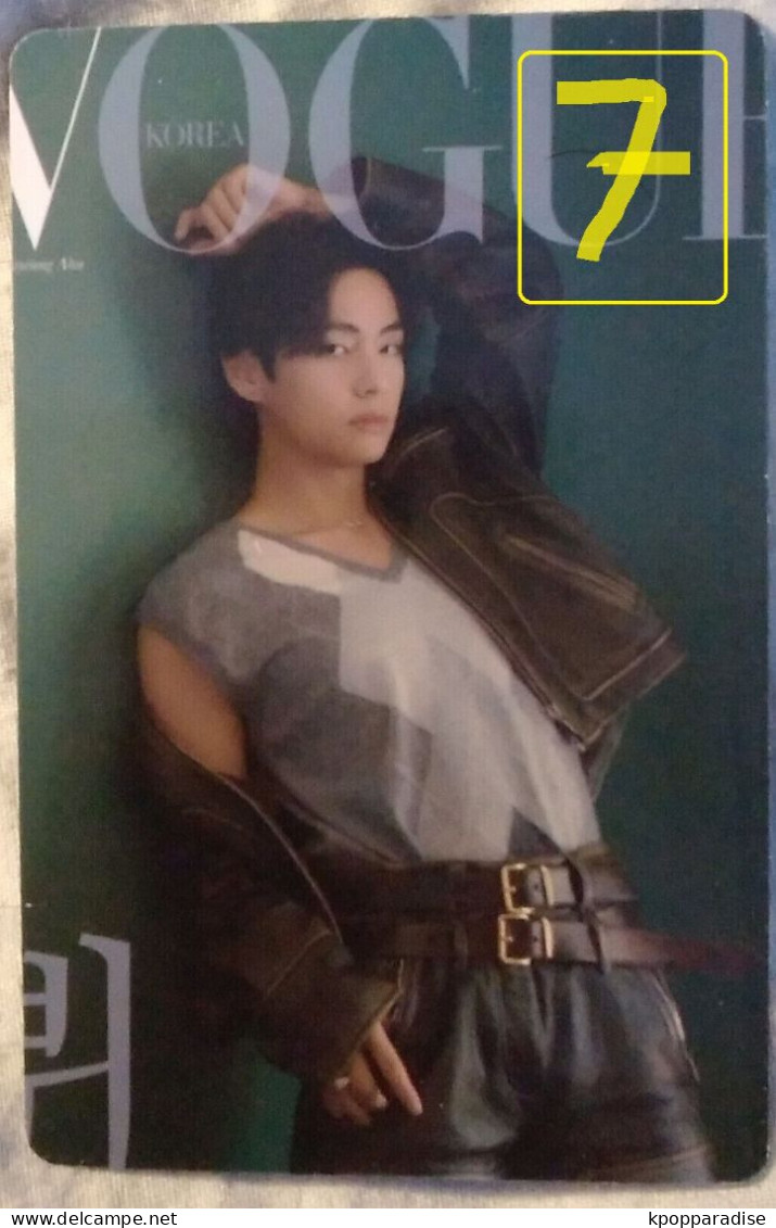 Photocard K POP Au Choix    BTS  Vogue  V - Altri Oggetti