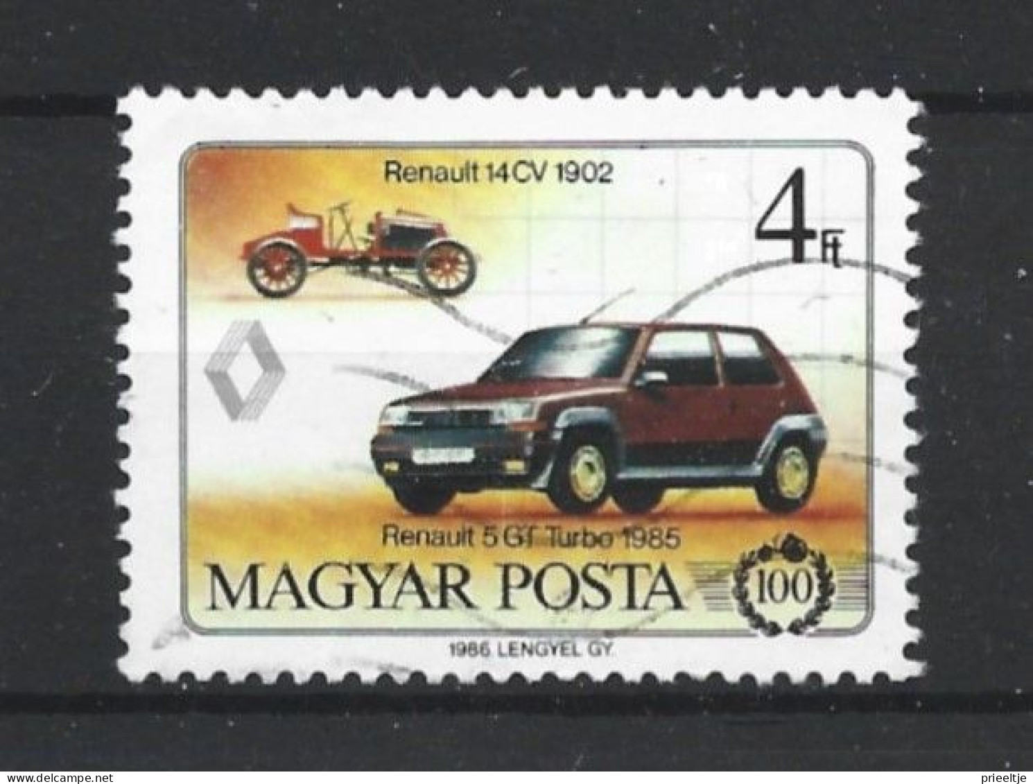 Hungary 1986 Cars Y.T. 3044 (0) - Used Stamps