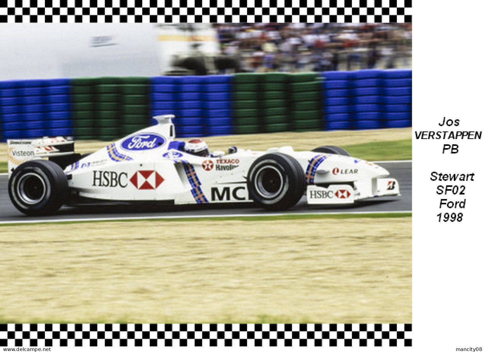 Jos Verstappen  -  Stewart  SF02  1998 - Grand Prix / F1