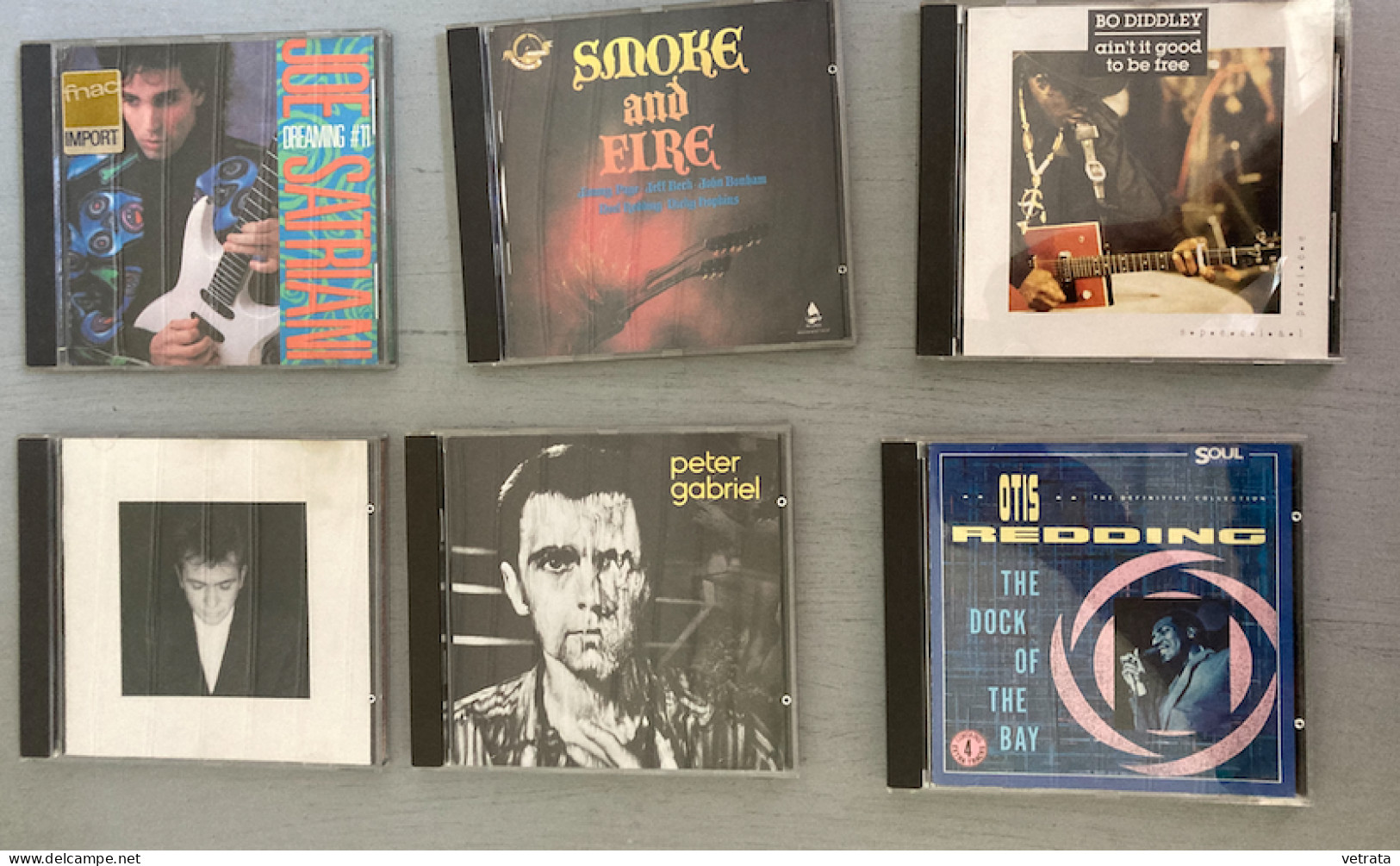 Rock/Pop : 11 CD : Peter Gabriel-Joe Satriani-Genesis-Queen-The Pogues-Jerry Lee Lewis-Bo Diddley-Otis Redding-« Smoke A - Rock