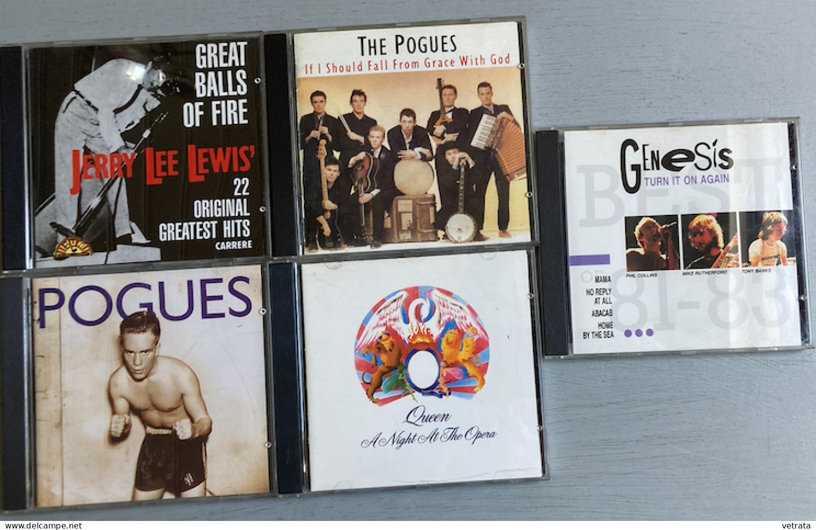 Rock/Pop : 11 CD : Peter Gabriel-Joe Satriani-Genesis-Queen-The Pogues-Jerry Lee Lewis-Bo Diddley-Otis Redding-« Smoke A - Rock