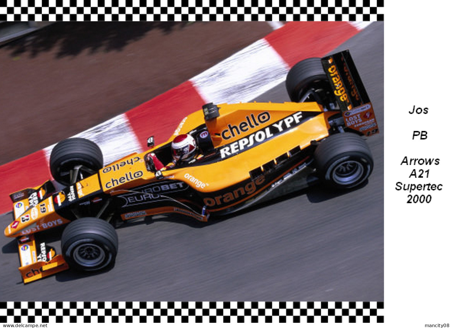 Jos Verstappen  -  Arrows  A21  2000 - Grand Prix / F1