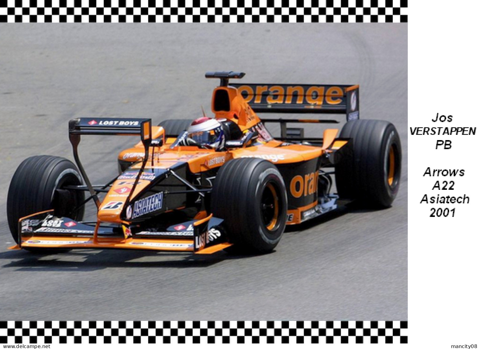 Jos Verstappen  -  Arrows  A22  2001 - Grand Prix / F1