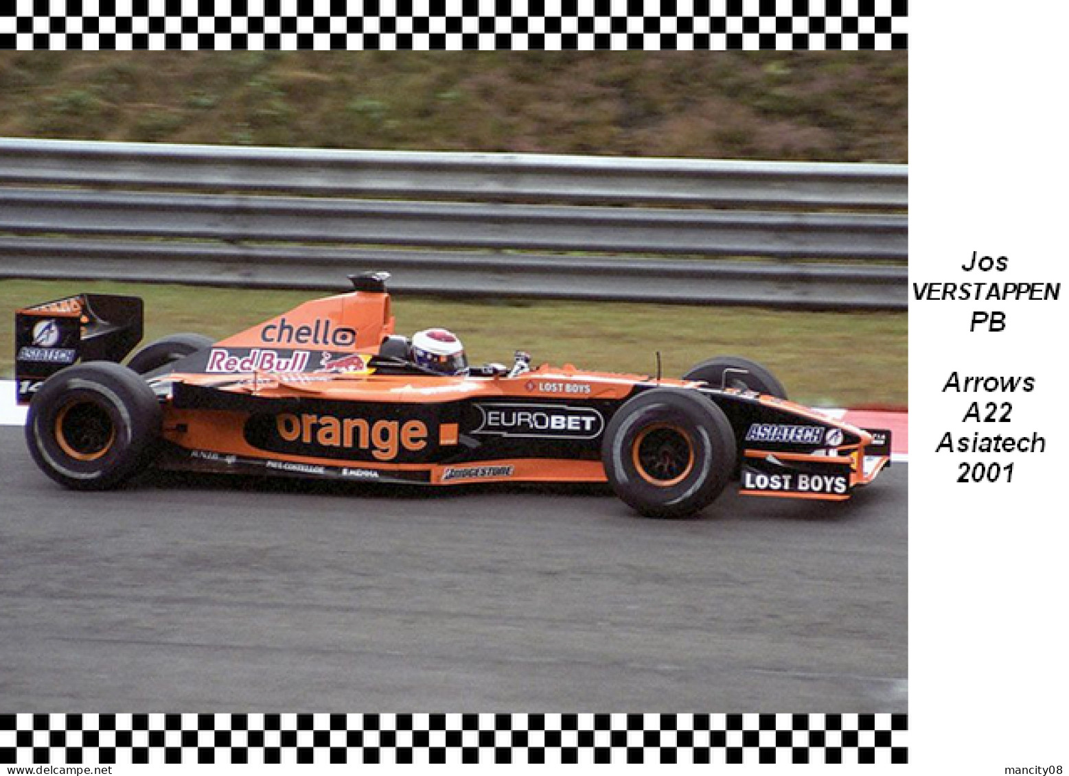 Jos Verstappen  -  Arrows  A22  2001 - Grand Prix / F1