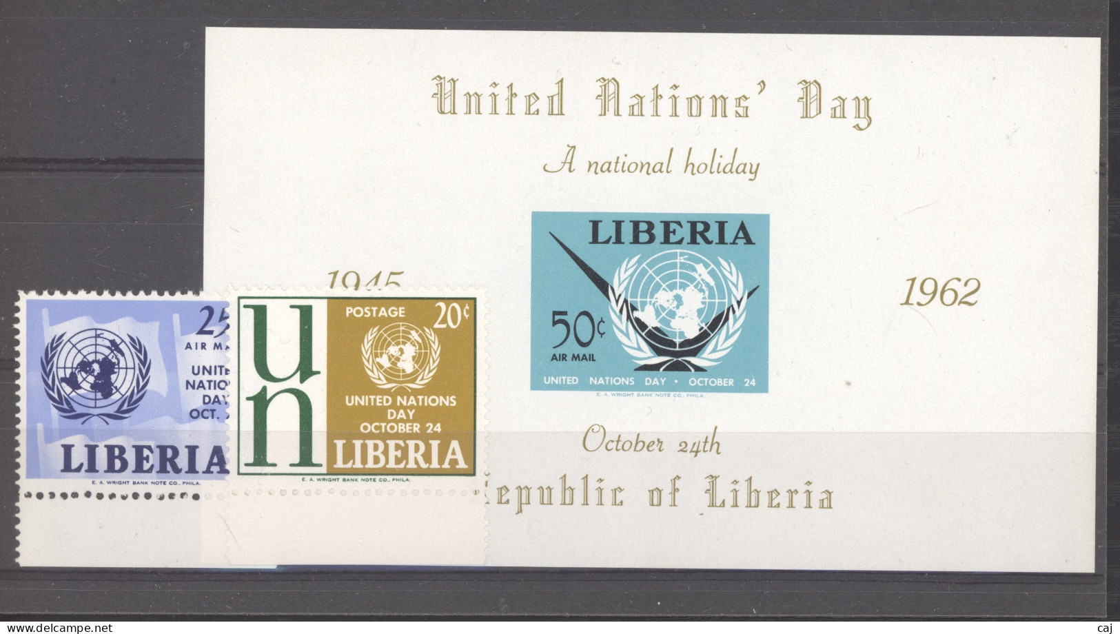 Liberia  :  Yv  381  + Av 134 + Bloc 25  **  ONU - Uno - Liberia