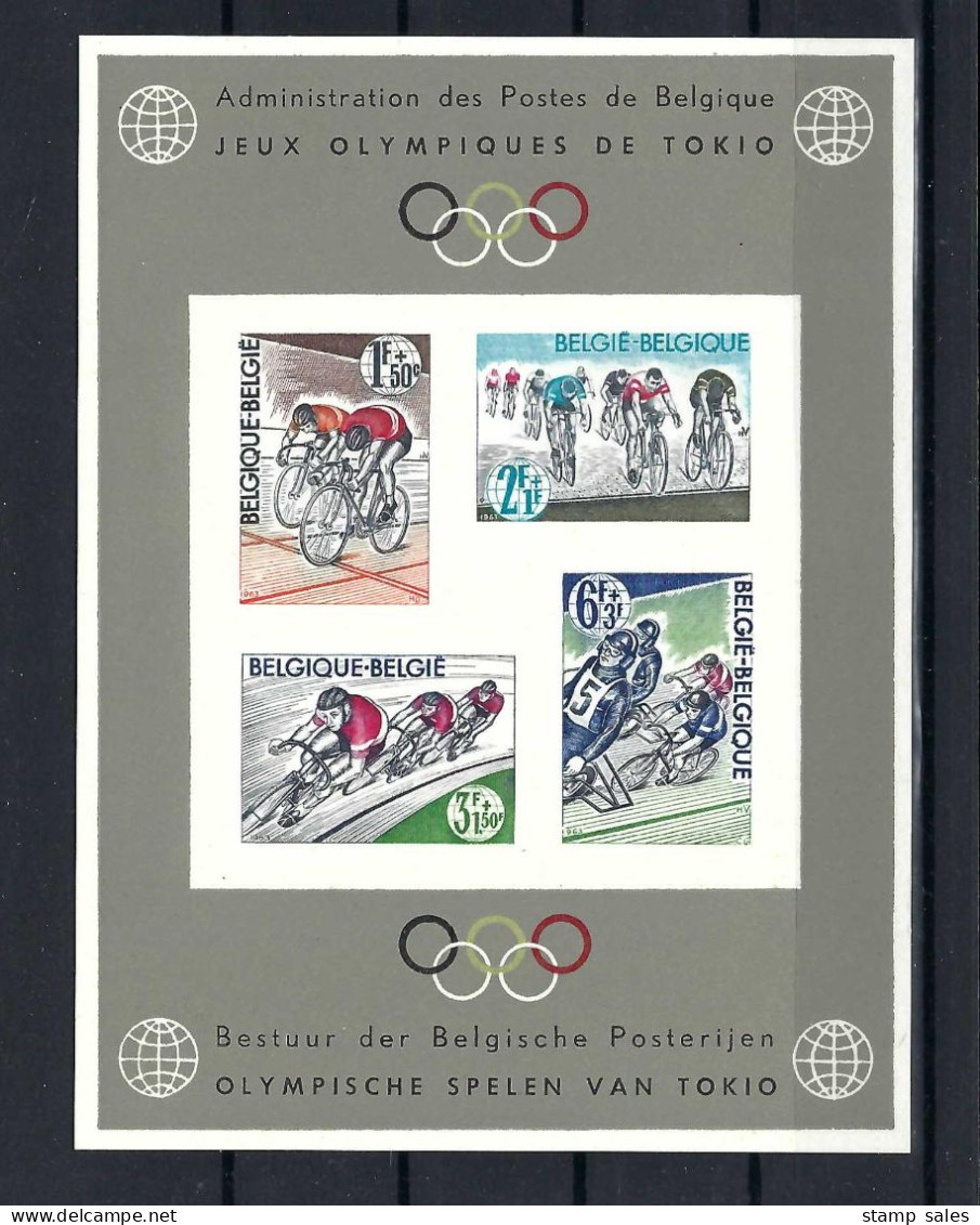 België N°LX41 Olympische Spelen Tokio 1963 MNH ** POSTFRIS ZONDER SCHARNIER COB € 62,50 SUPERBE - Deluxe Sheetlets [LX]