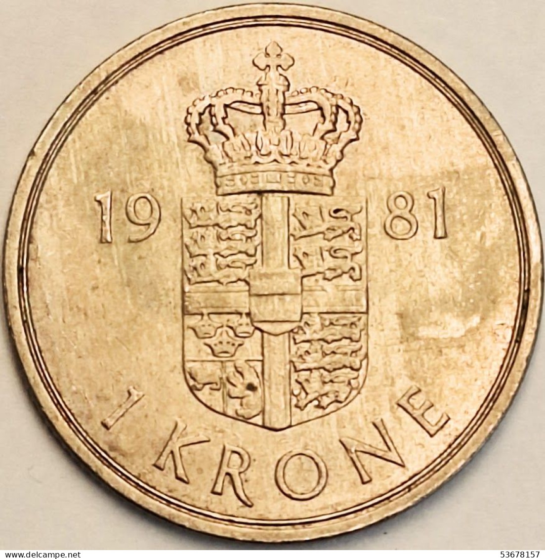 Denmark - Krone 1981, KM# 862.2 (#3788) - Dinamarca