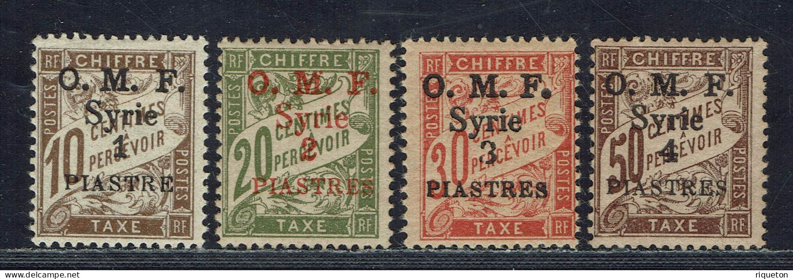 Syrie. 1920. T. Taxe N° 5/8* - Timbres-taxe