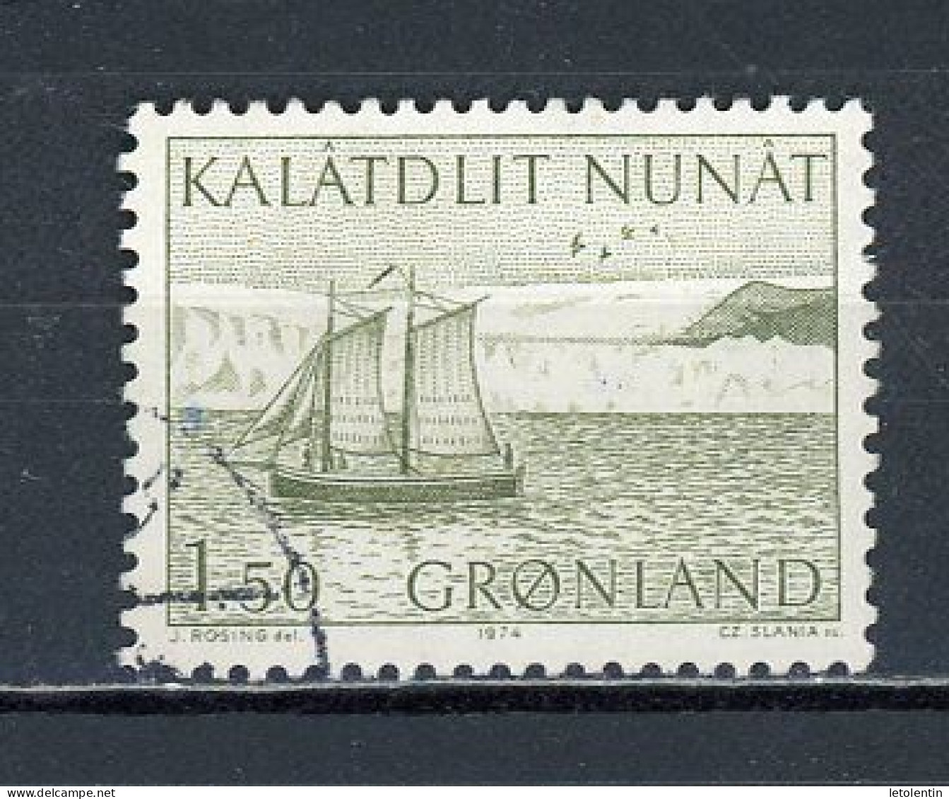 GROENLAND - TRANSPORTS POSTAUX - N° Yvert 75 Obli - Used Stamps