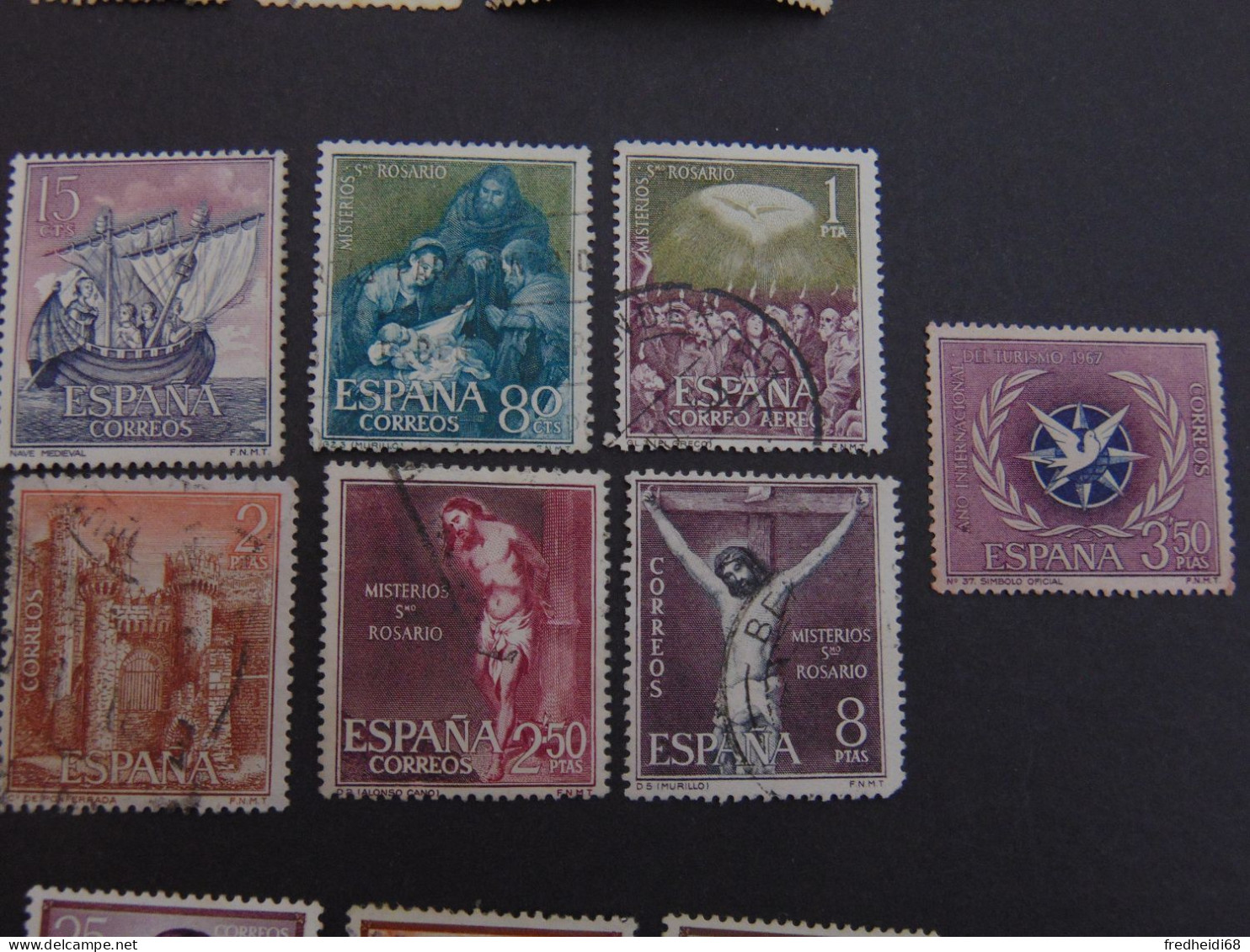 Très Beau Petit Lot De Timbres Oblitérés Avec Timbres-télégraphes, Poste Aérienne, Etc... (6 Photos) - Sammlungen