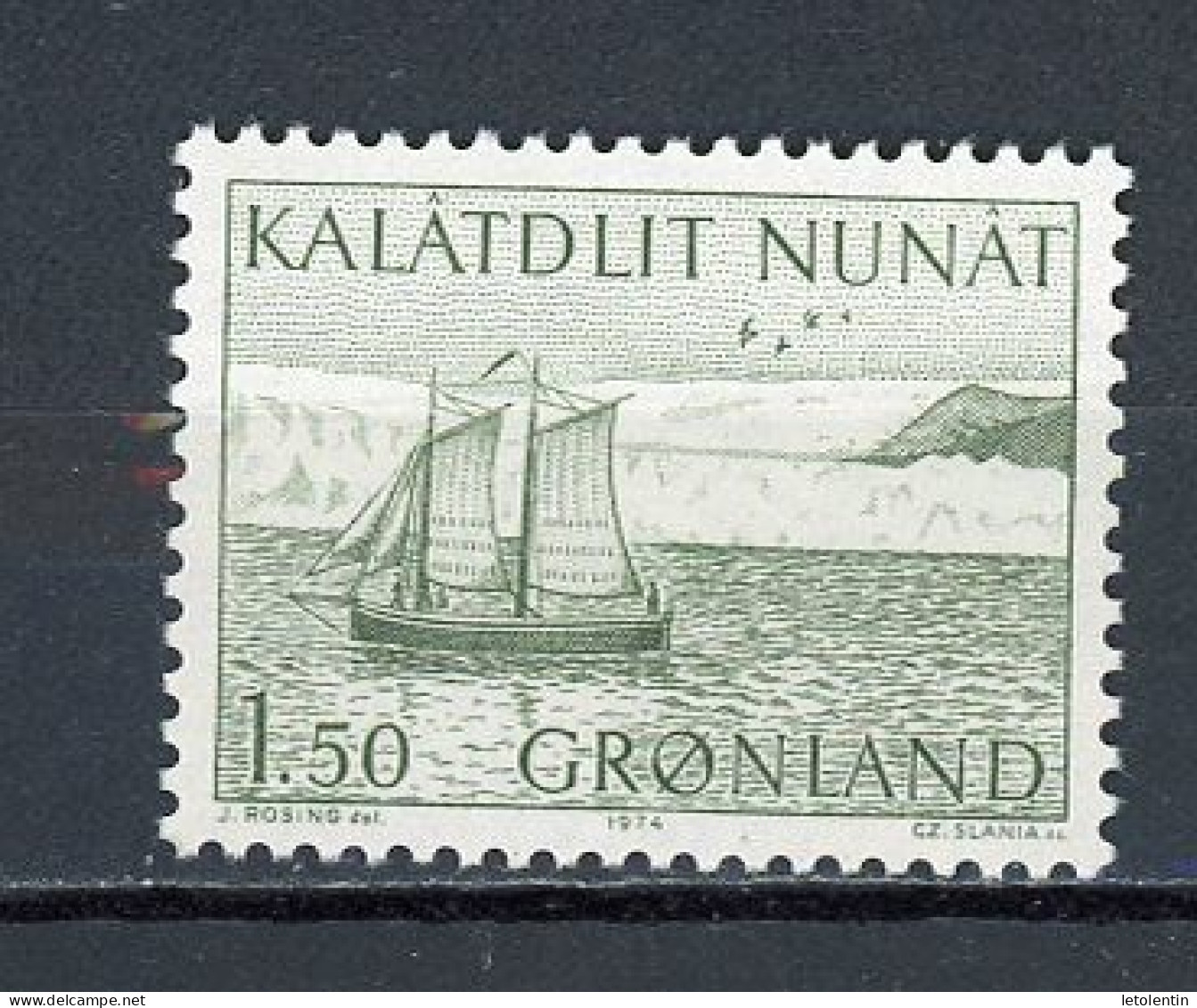 GROENLAND - TRANSPORTS POSTAUX - N° Yvert 75** - Unused Stamps