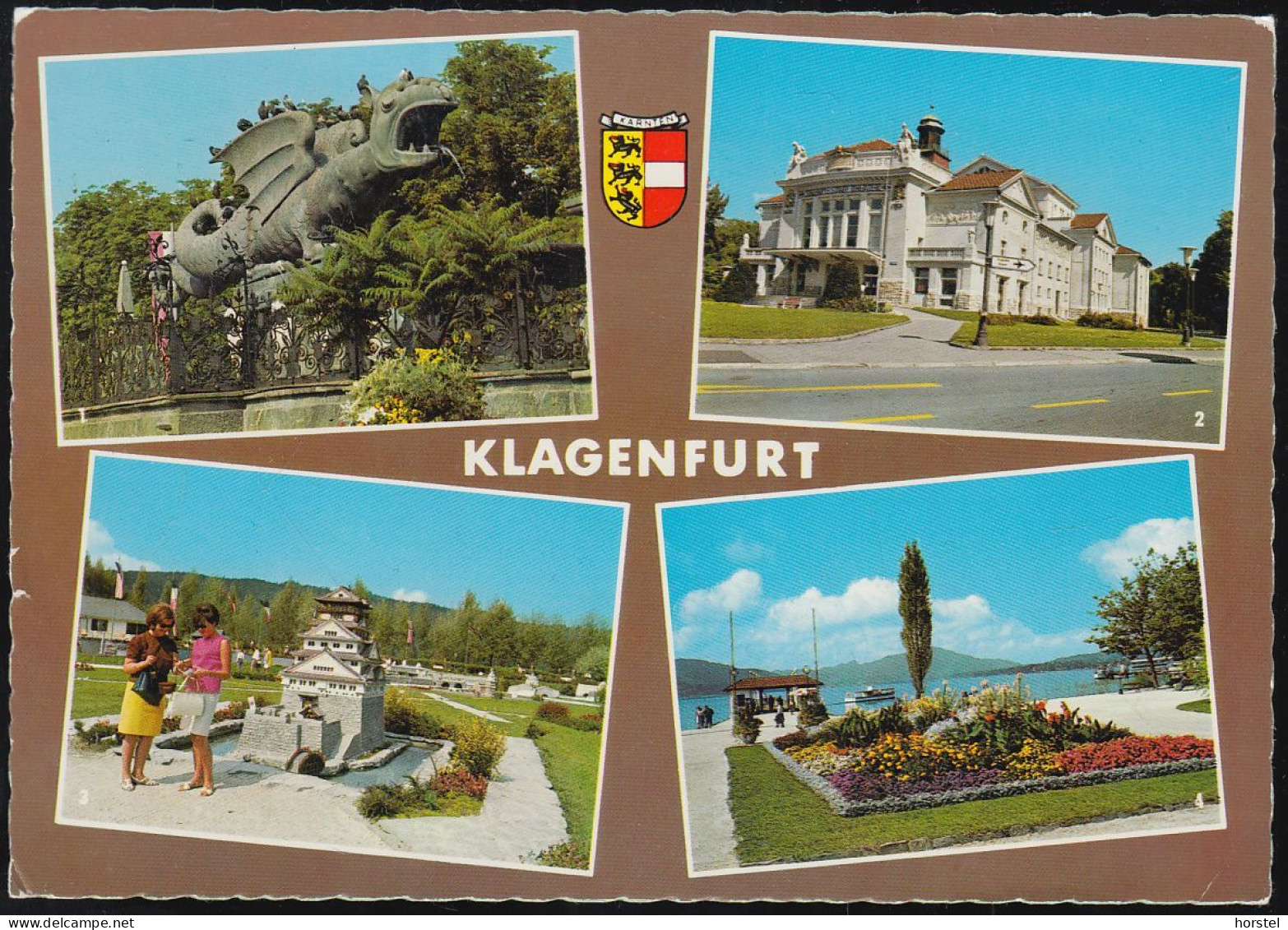 Austria - 9020 Klagenfurt Am Wörthersee - 4 Alte Ansichten - Stadttheater - Nice Stamp - Klagenfurt