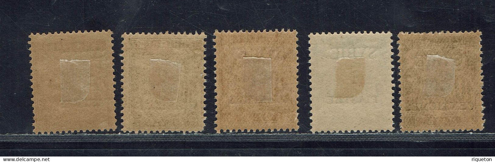 Syrie. T. Taxe N° 22/26* TB. - Timbres-taxe