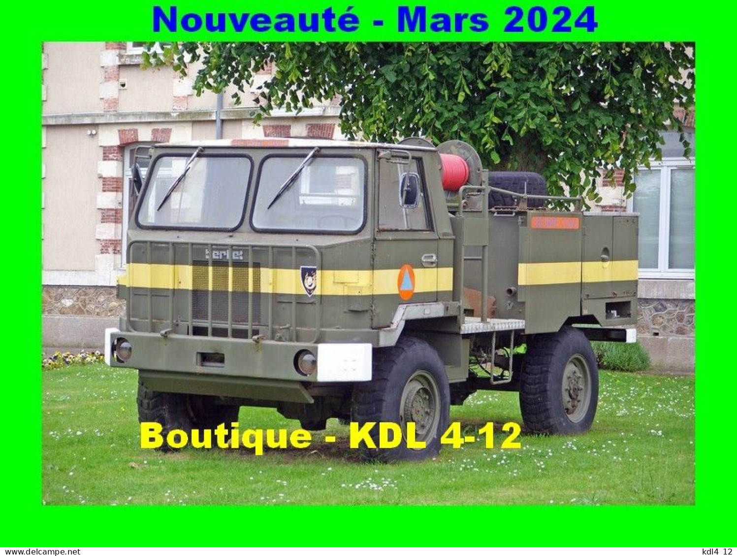 AL SP 225 - Camion Citerne Feu De Forêt Moyen Berliet FF 415 - NOGENT-LE-ROTROU - Eure Et Loir - Sapeurs-Pompiers