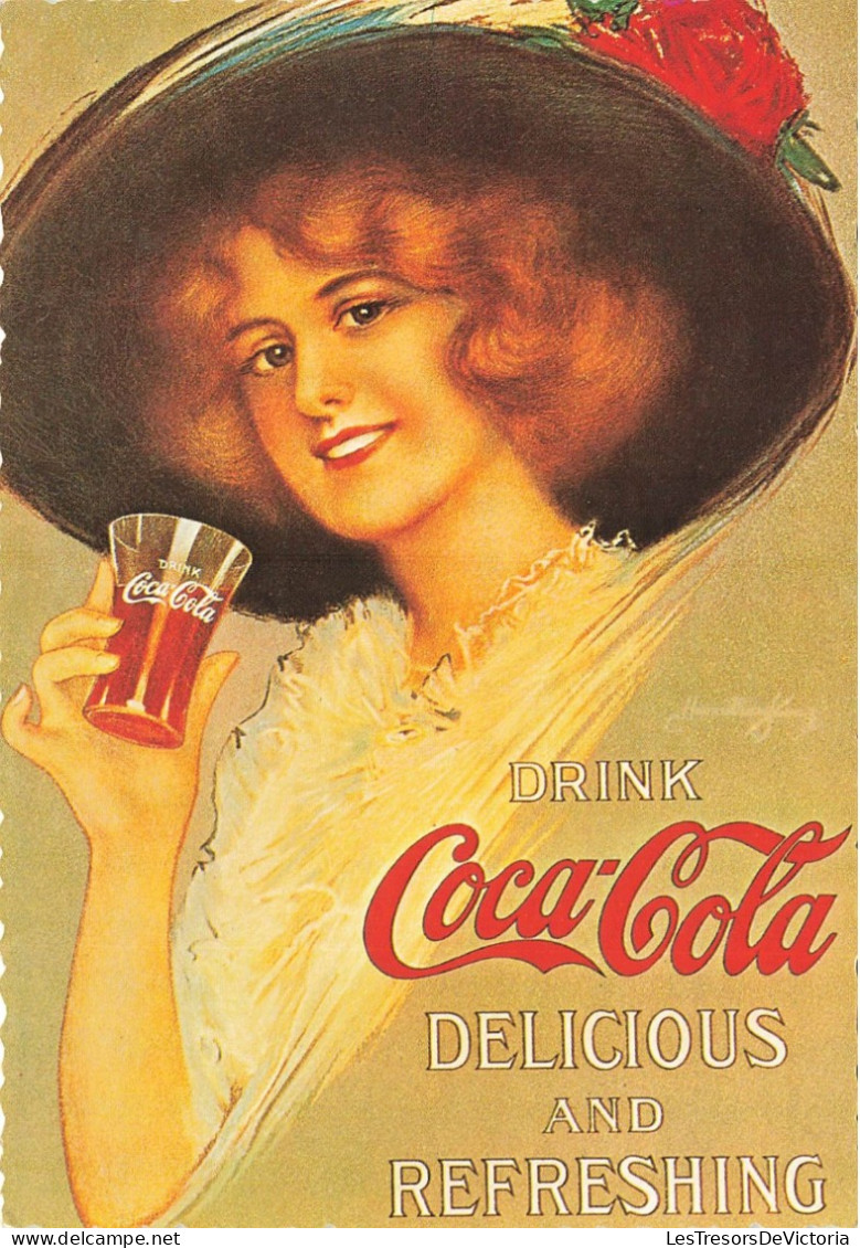 PUBLICITE  - Drink Coca-Cola - Delicious And Refreshing - Colorisé - Carte Postale - Publicité