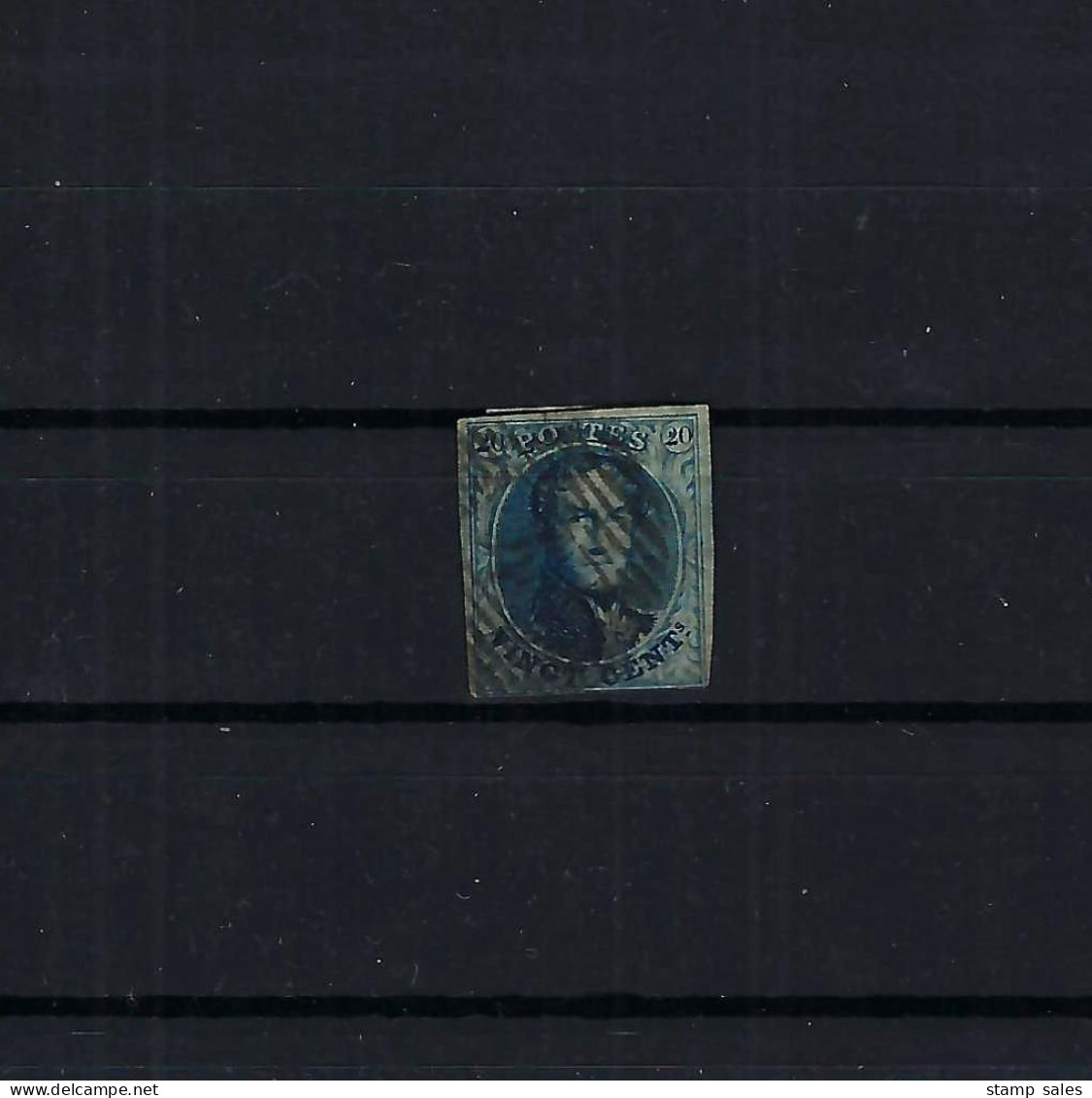 België N°4 GESTEMPELD P24 Bruxelles COB € 70,00 SUPERBE - 1849-1850 Medaglioni (3/5)