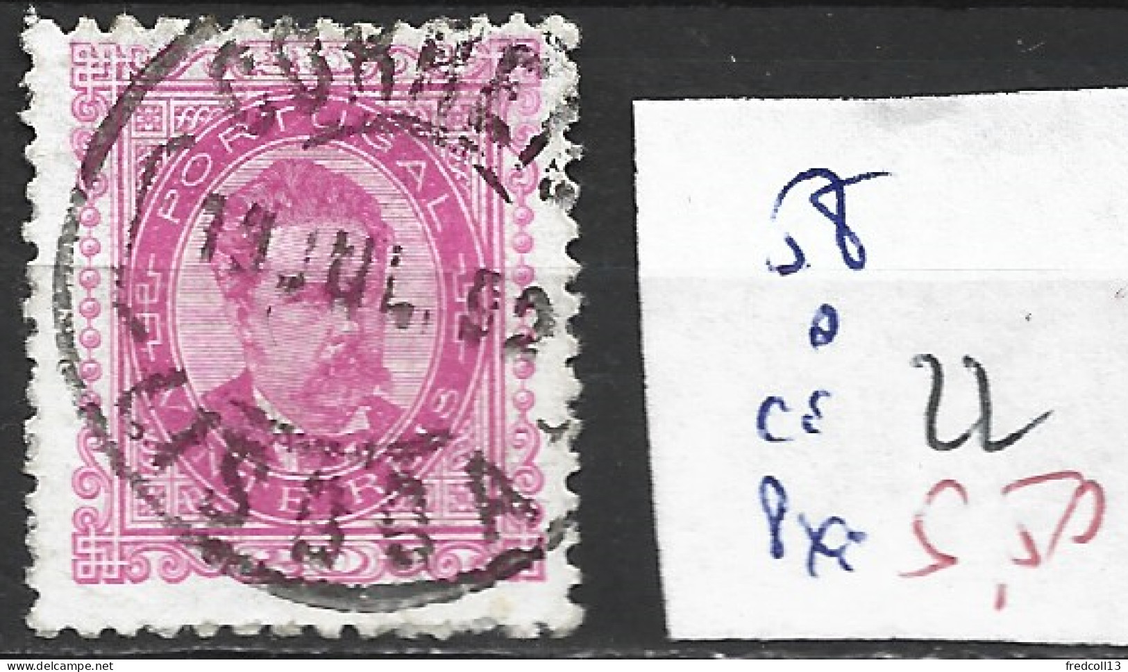 PORTUGAL 58 Oblitéré Côte 22 € - Used Stamps