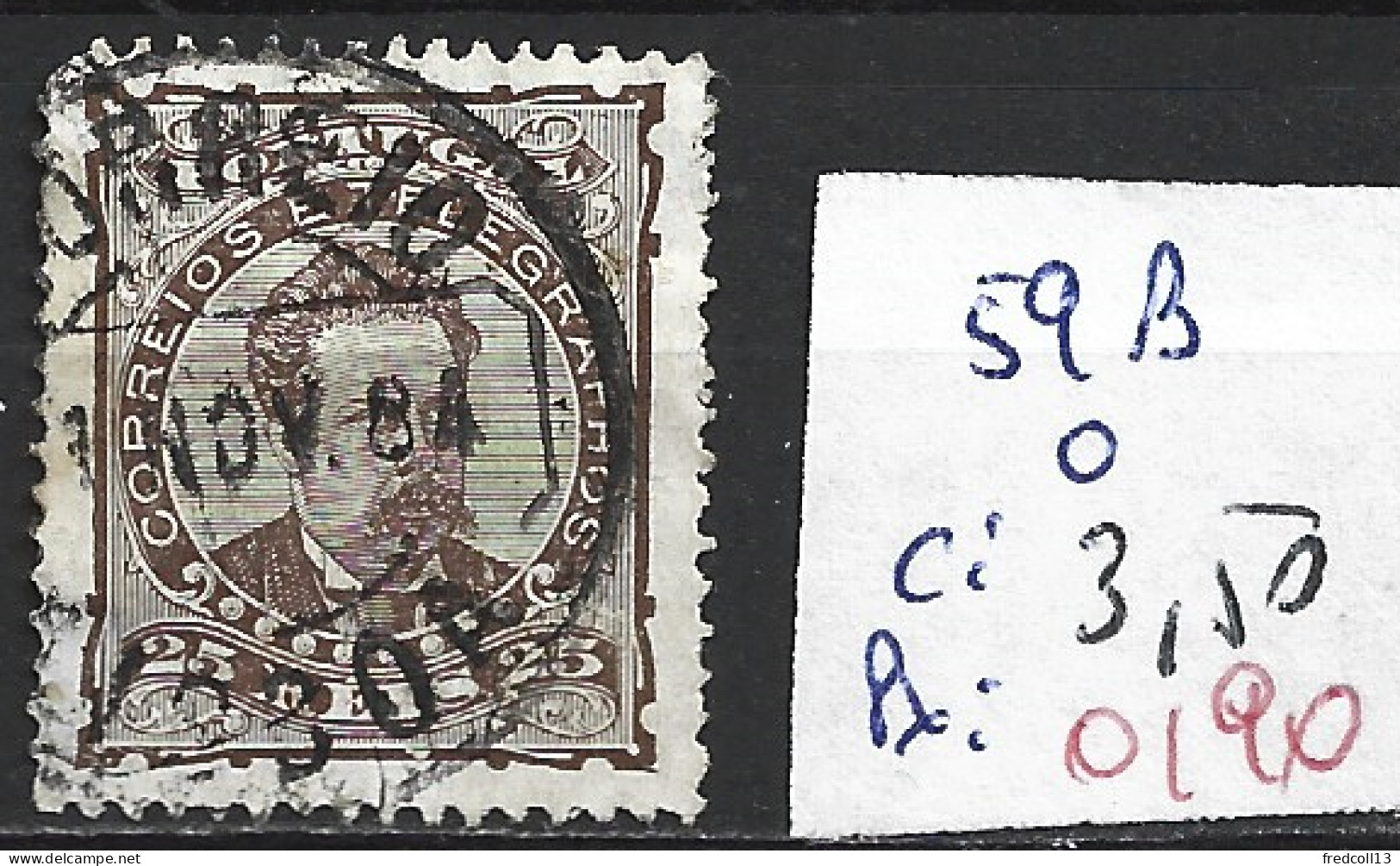 PORTUGAL 59B Oblitéré Côte 3.50 € - Used Stamps