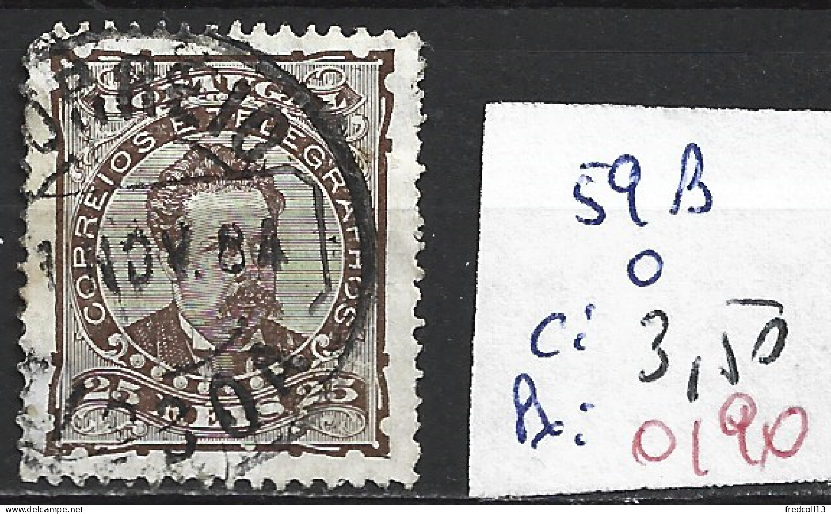 PORTUGAL 59B Oblitéré Côte 3.50 € - Oblitérés