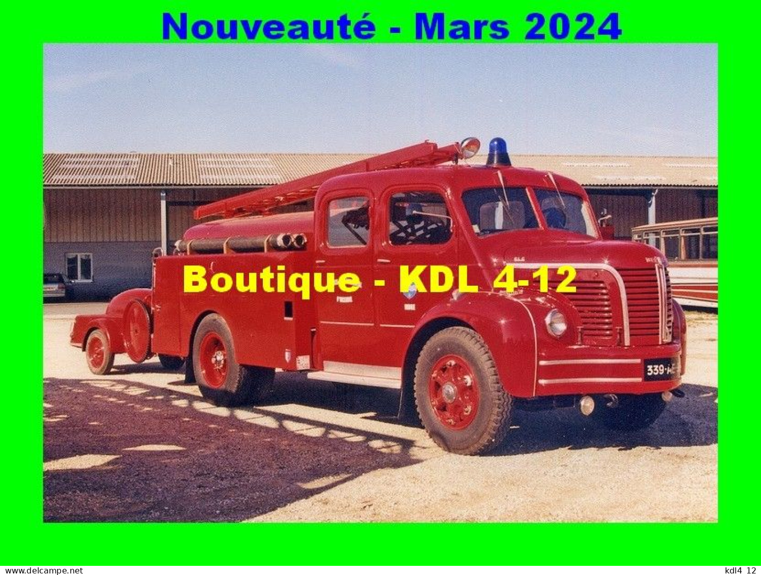 AL SP 226 - Fourgon Pompe Tonne Berliet GLC 6 F - MONTIERCHAUME - Indre - Firemen