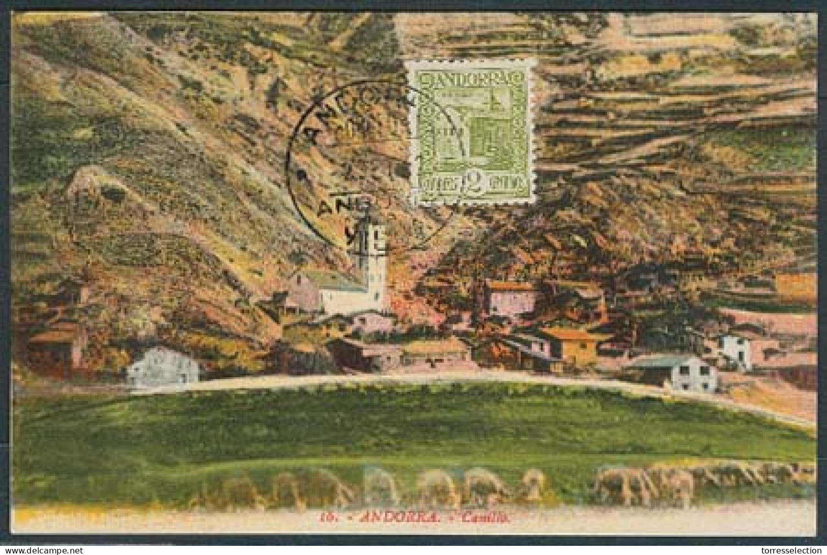 ANDORRA. 1932 (2 Sept). A La Vieja. Tarjeta Maxima Con Franqueo Sin Circular. - Otros & Sin Clasificación