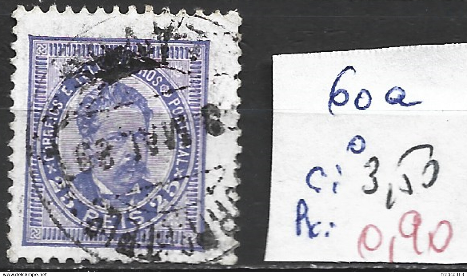 PORTUGAL 60a Oblitéré Côte 3.50 € - Used Stamps