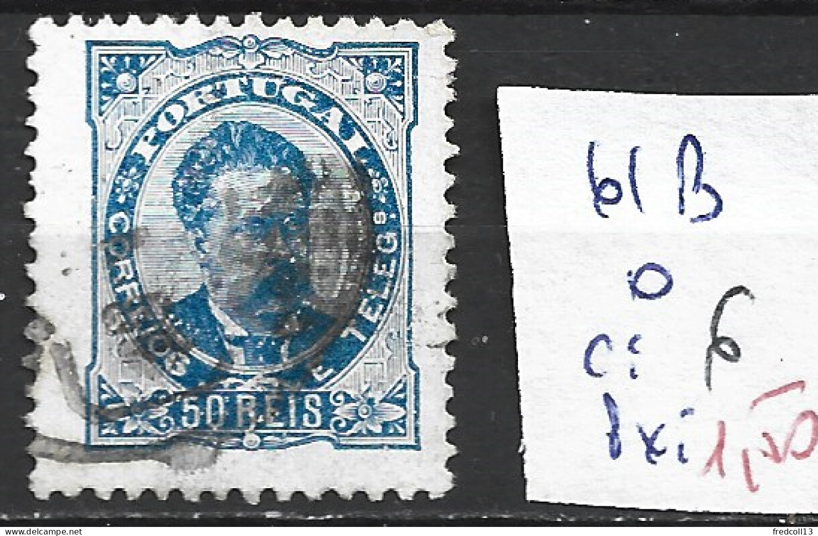 PORTUGAL 61B Oblitéré Côte 6 € - Used Stamps