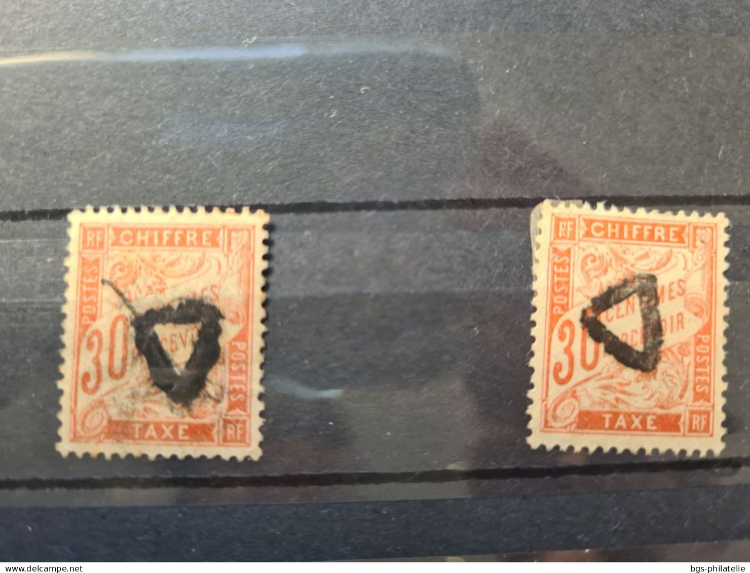 France,  Timbres Numéros TA 34 ×2 Oblitérés. - 1960-.... Gebraucht