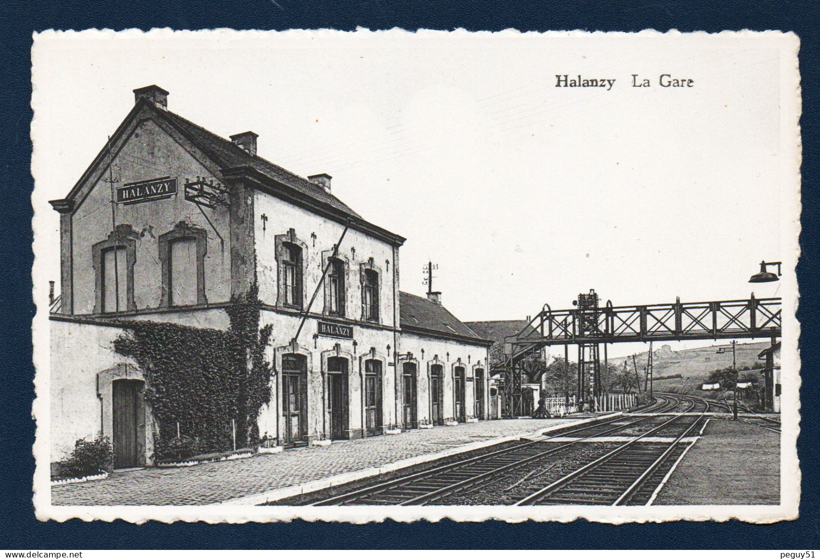 Halanzy (Aubange). La Gare ( 1876- Ligne 165) - Aubange