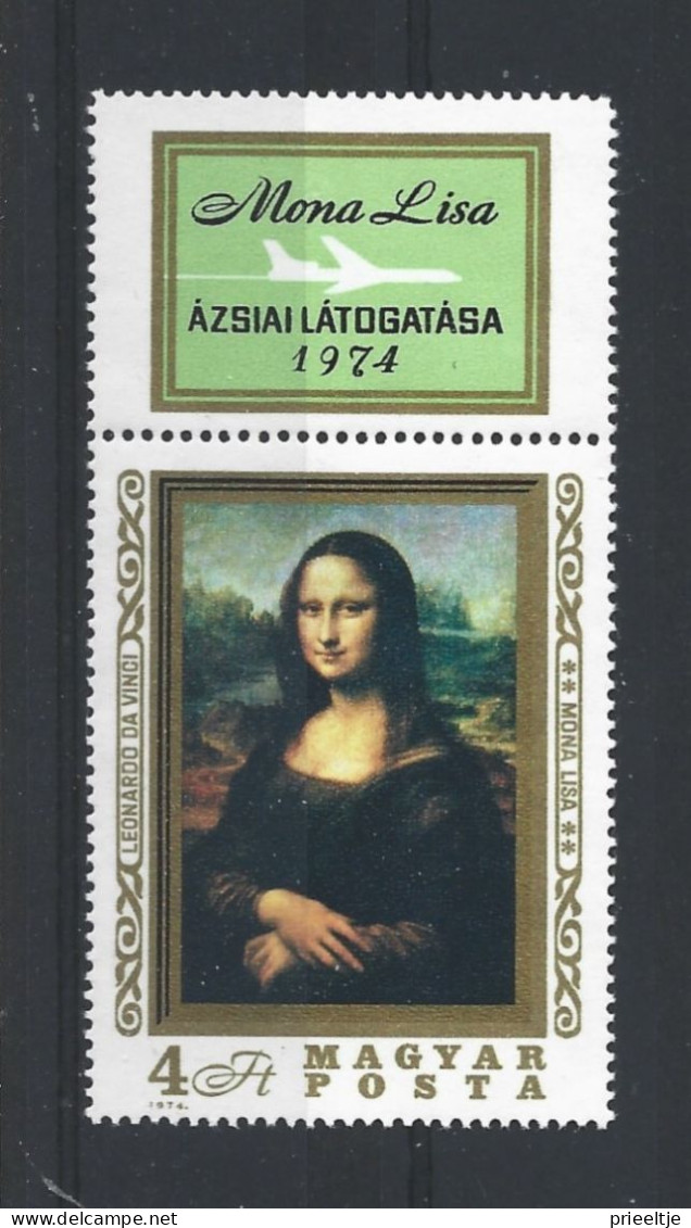 Hungary 1974 Mona Lisa Y.T. 2364 ** - Ungebraucht