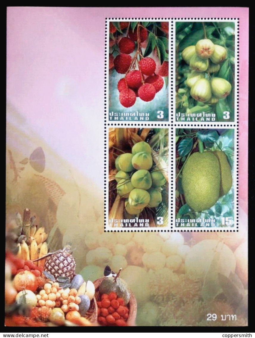 (556) Thailand / Thailande / 2003 / Flora / Pülants / Fruit Sheet / Bf / Bloc / Früchte  ** / Mnh Michel BL 173 - Thailand