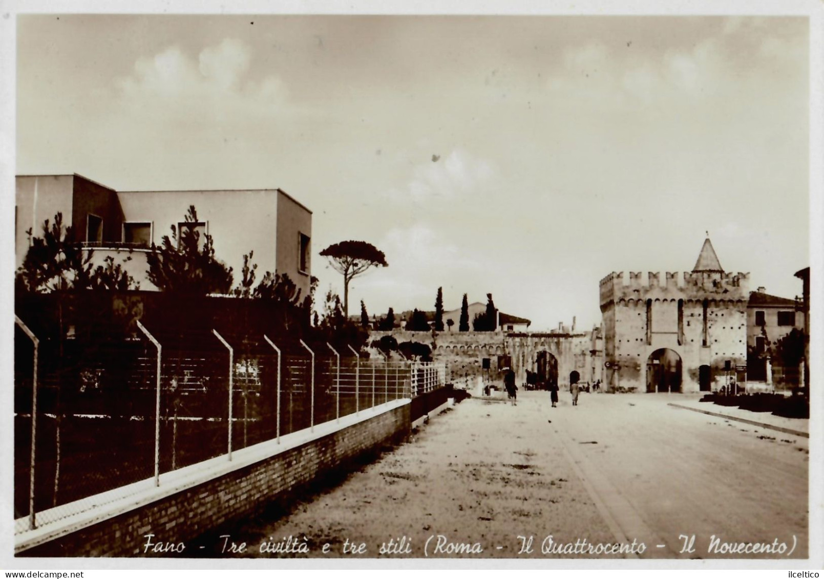 FANO - TRE  CIVILTA  E  TRE  STILI - 1938 - Fano